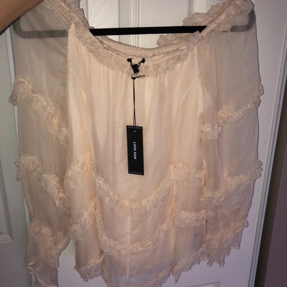 Love sam Blush Sadie silk off shoulder - Picture 6 of 7